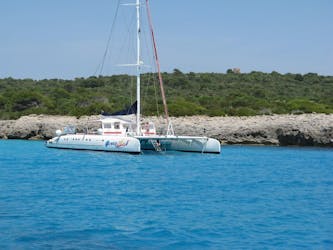 Half-day catamaran trip in Minorca with lunch
